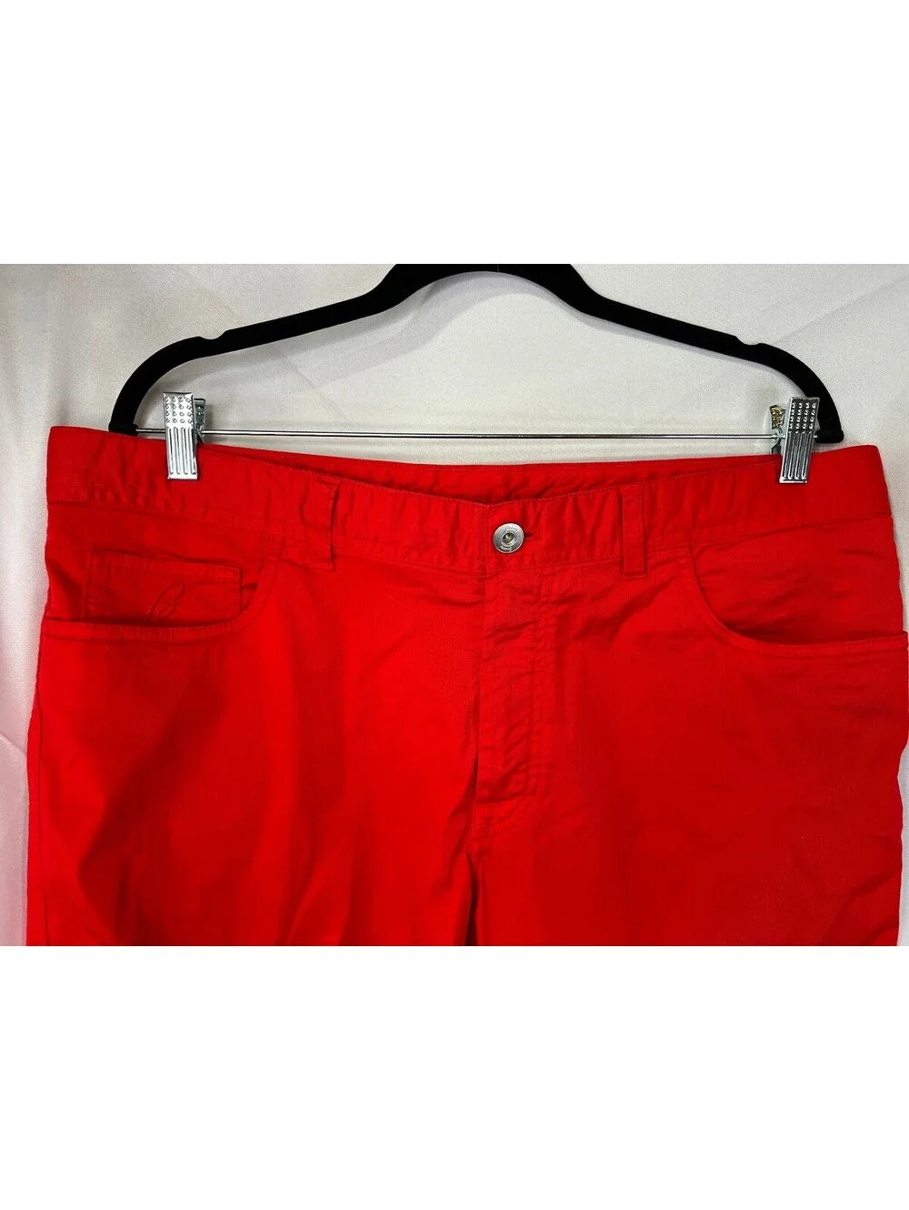 Brioni Chamonix Comfort Fit Red Pants Size 38 Made in Italy